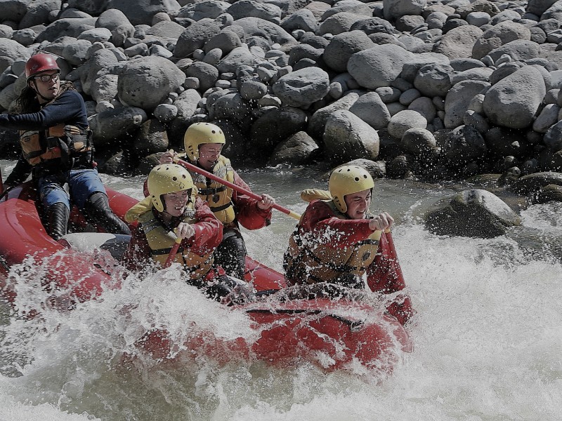 RAFTIG EN EL RIO CHILI
